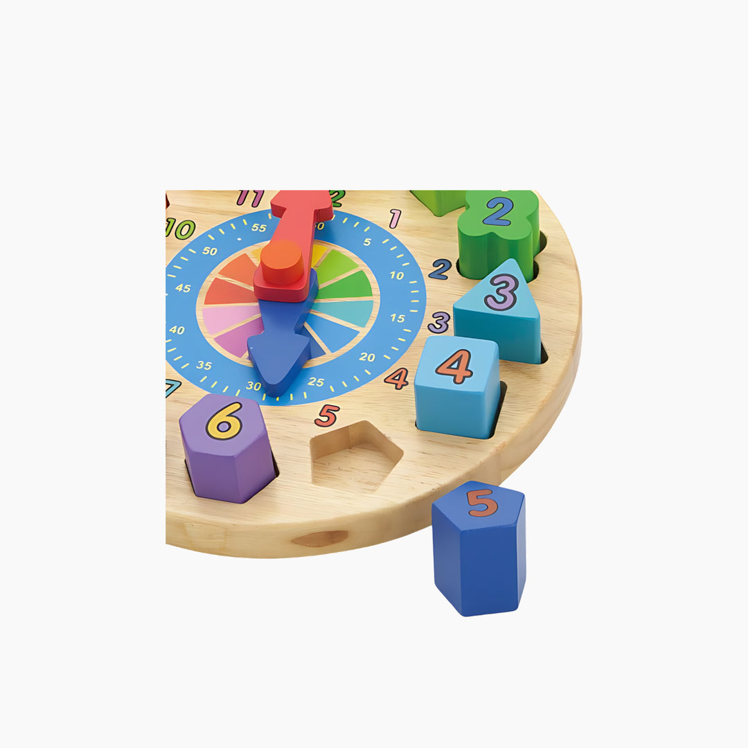 Viga Round Clock toy, a classic circular toy for pretend play