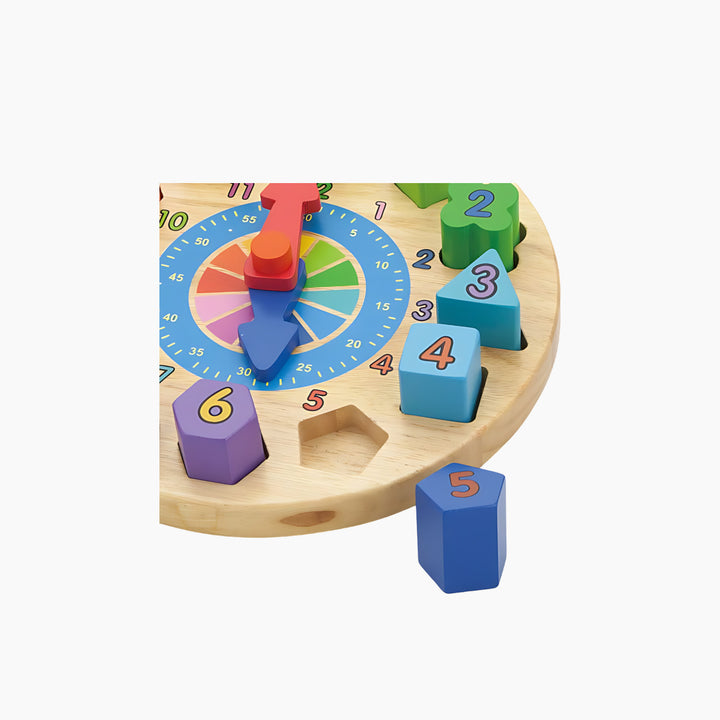 Viga Round Clock toy, a classic circular toy for pretend play