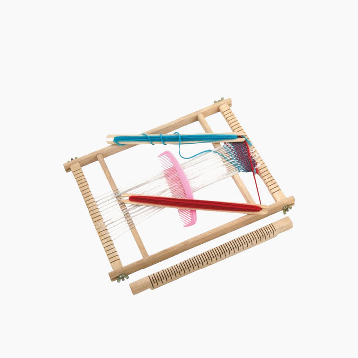 Viga weaving loom toy for art and drawing