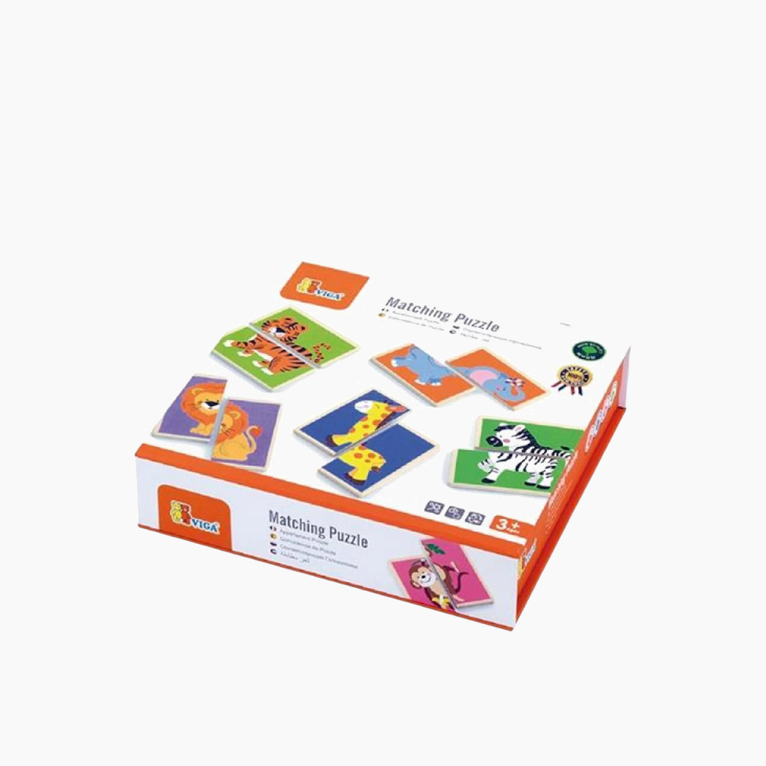 Viga Wild Animals Matching Puzzle for early learning