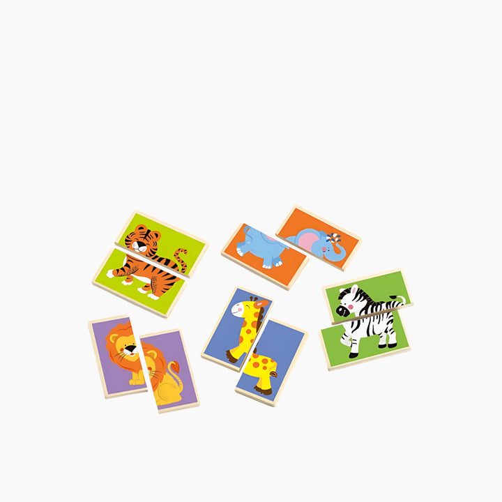 Viga Wild Animals Matching Puzzle for early learning