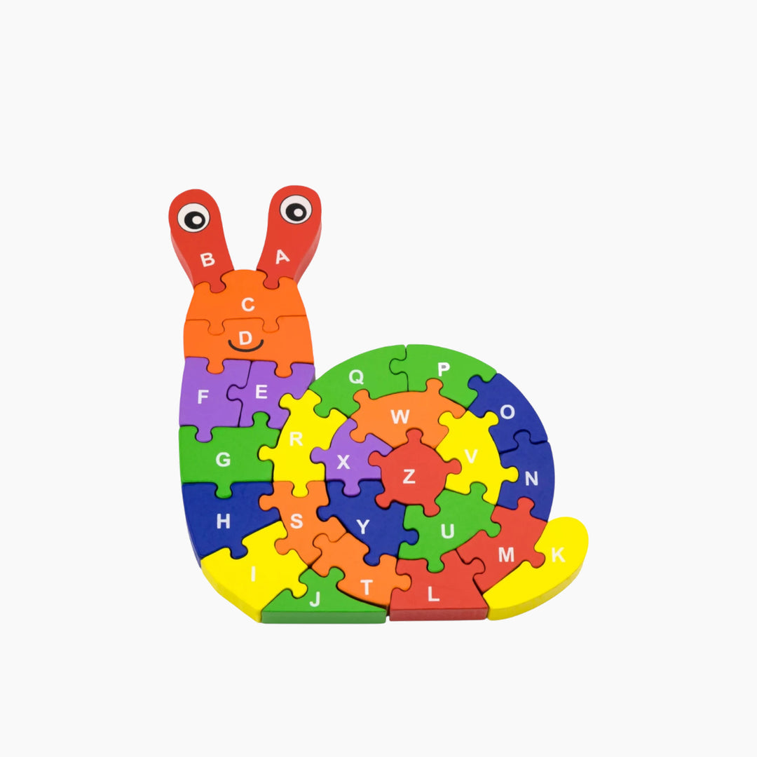 Viga 3D wooden snail puzzle