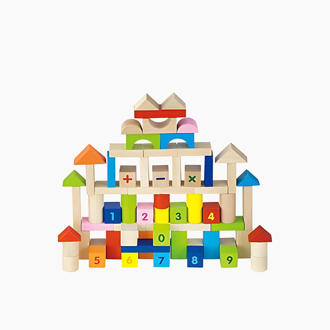 Viga Wooden Blocks Set - HUNA