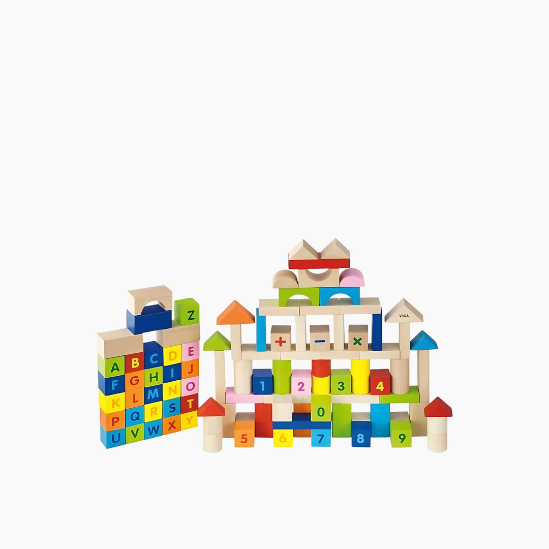 Viga Wooden Blocks Set - HUNA
