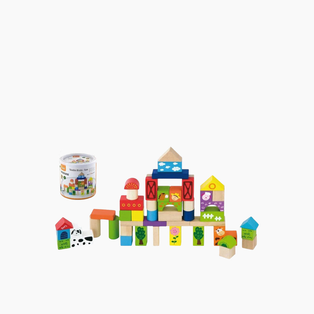 Viga Wooden Blocks Set - HUNA