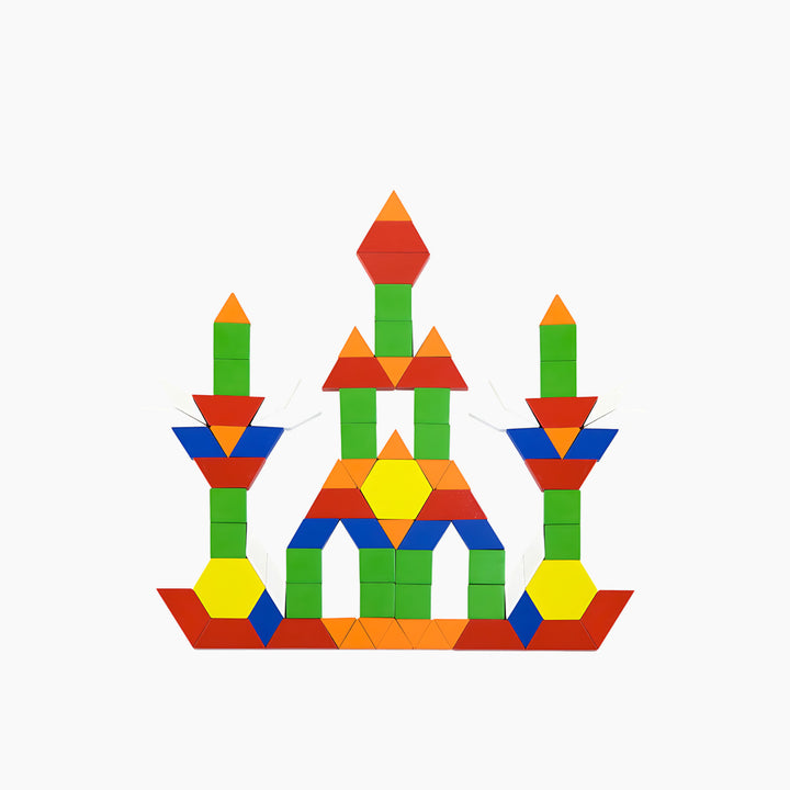 Viga Wooden Geometric Shape Blocks - HUNA