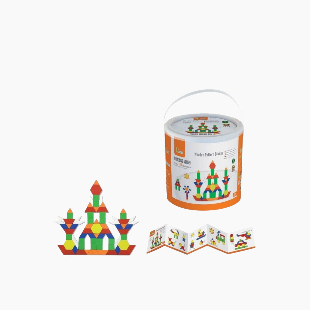 Viga Wooden Geometric Shape Blocks - HUNA