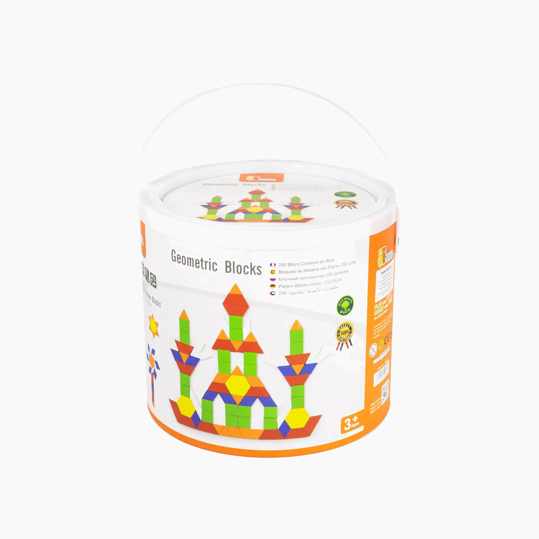 Viga Wooden Geometric Shape Blocks - HUNA
