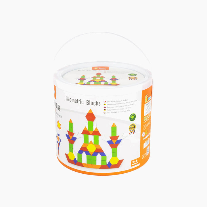 Viga Wooden Geometric Shape Blocks - HUNA