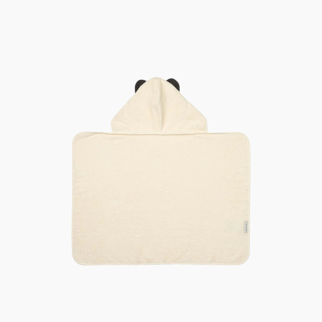 Liewood Vilas Baby Hooded Towel - Creme De La Creme - HUNA