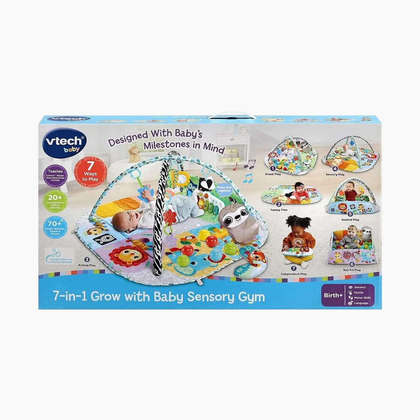 VTech صالة حسية للأطفال 7 في 1 تنمو مع الطفل VTech صالة حسية للأطفال 7 في 1 تنمو مع الطفل