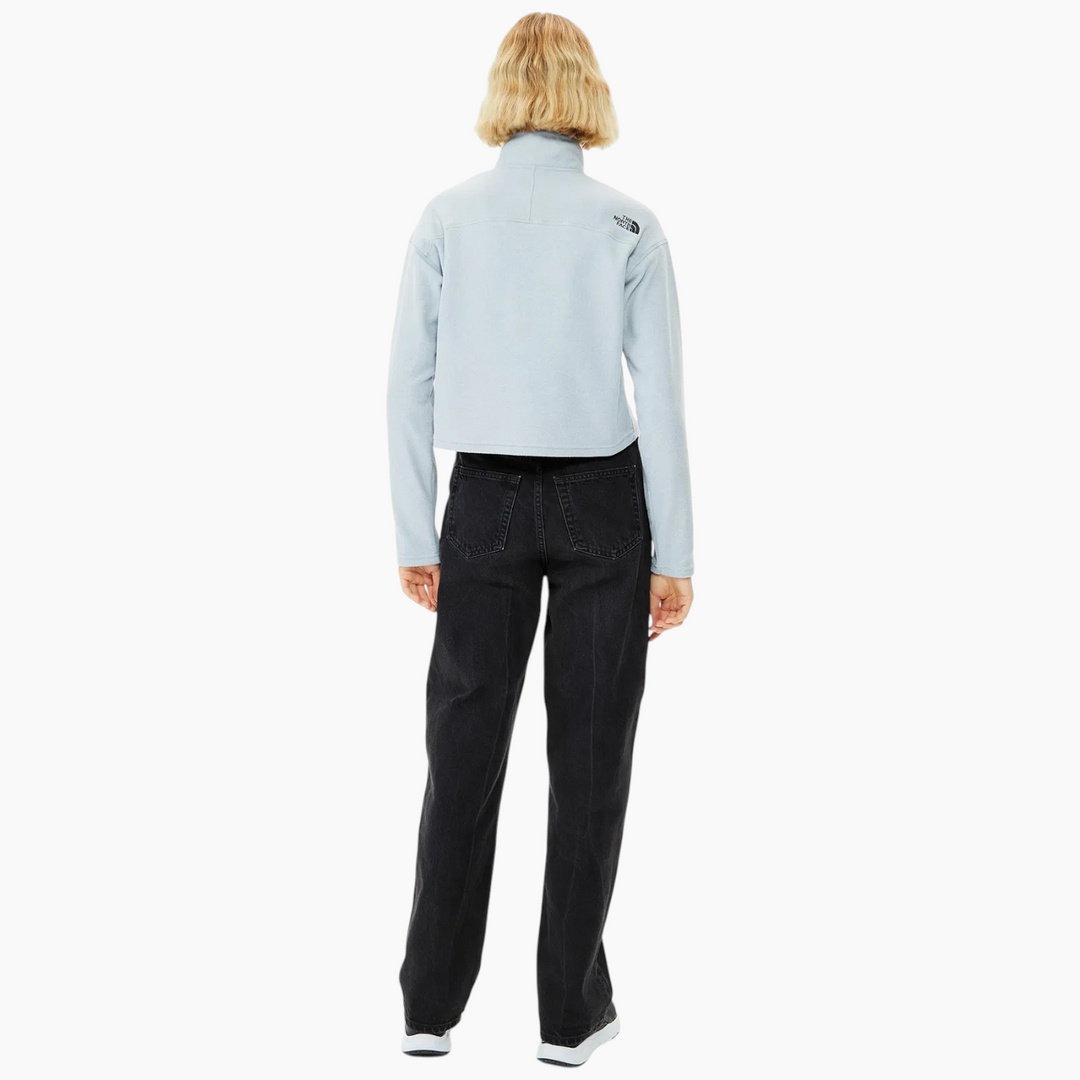 The North Face 100 Glacier Cropped 1/4 Zip Sweatshirt