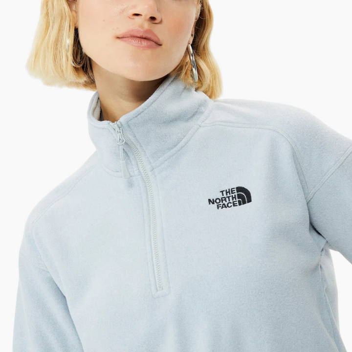 The North Face 100 Glacier Cropped 1/4 Zip Sweatshirt