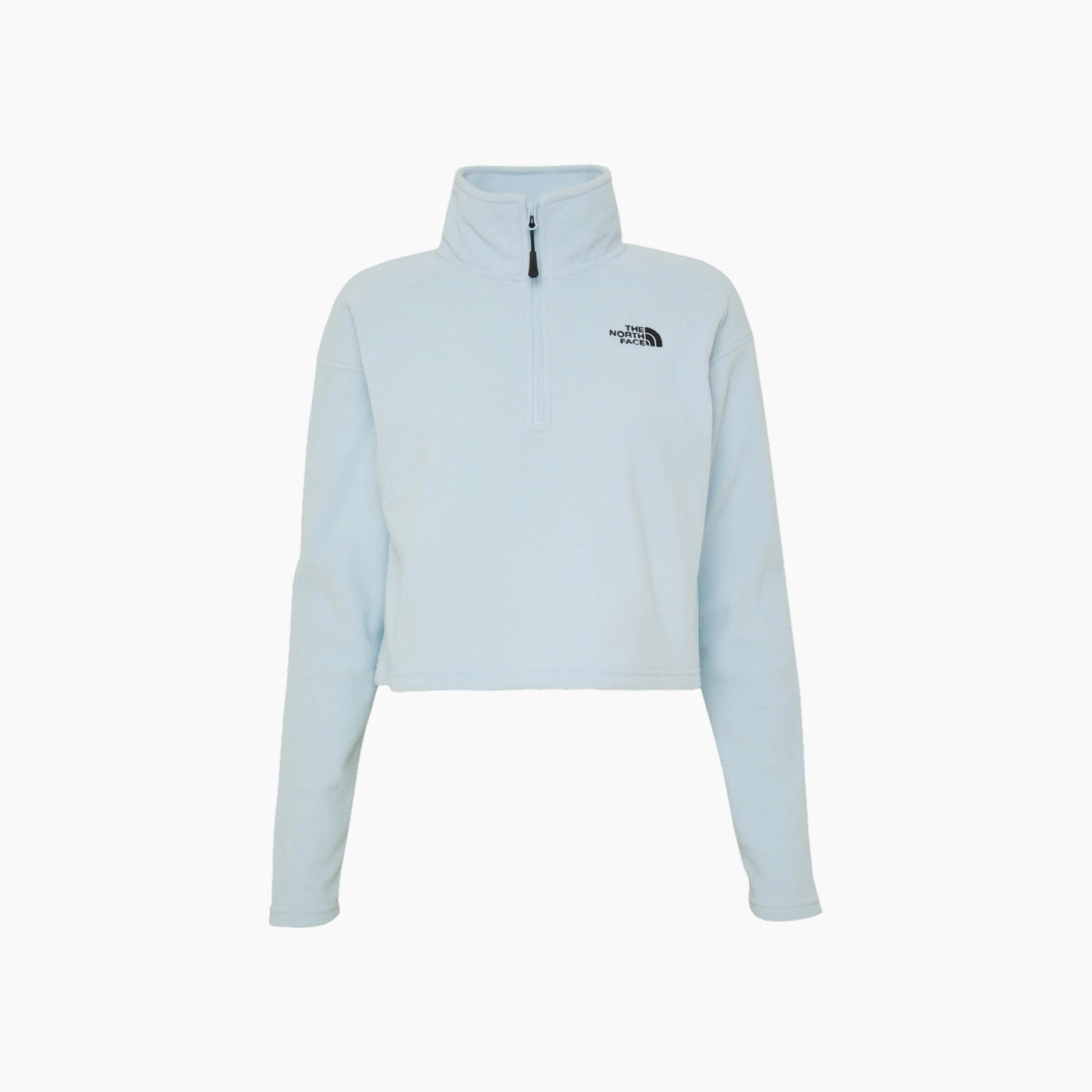 The North Face 100 Glacier Cropped 1/4 Zip Sweatshirt The North Face 100 Glacier Cropped 1/4 Zip Sweatshirt