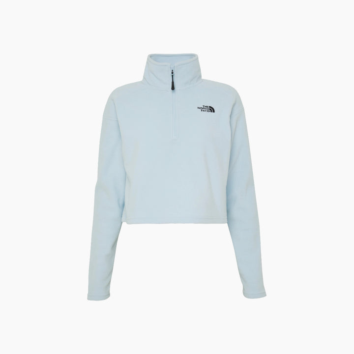 The North Face 100 Glacier Cropped 1/4 Zip Sweatshirt
