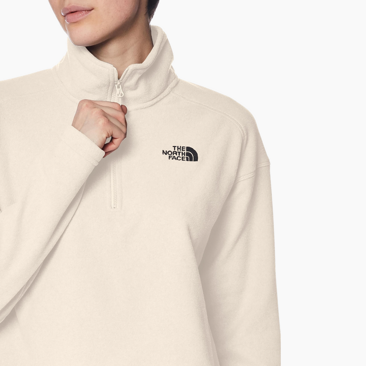 The North Face 100 Glacier Cropped 1/4 Zip Sweatshirt