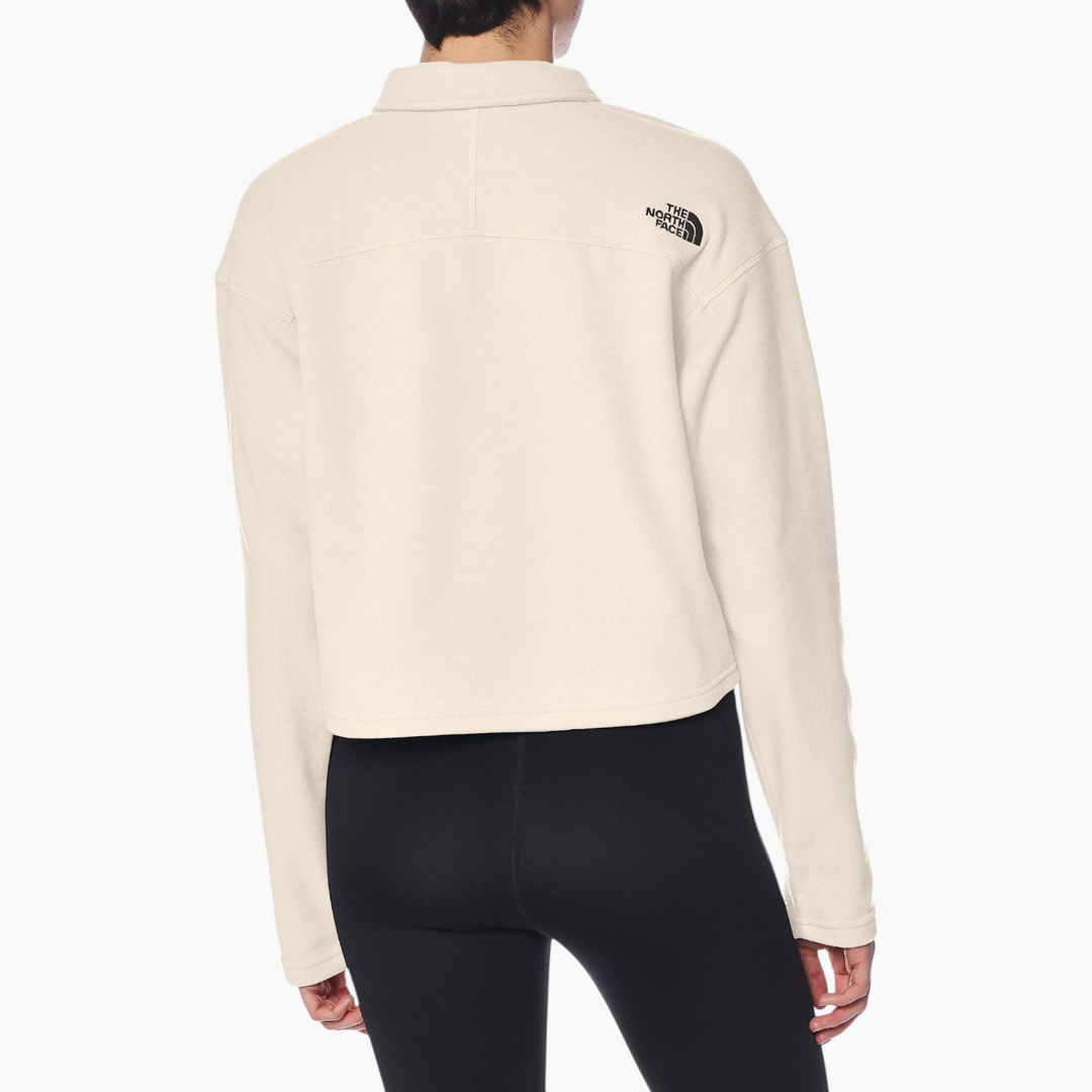 The North Face 100 Glacier Cropped 1/4 Zip Sweatshirt