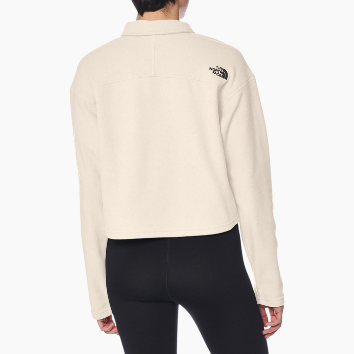 The North Face 100 Glacier Cropped 1/4 Zip Sweatshirt