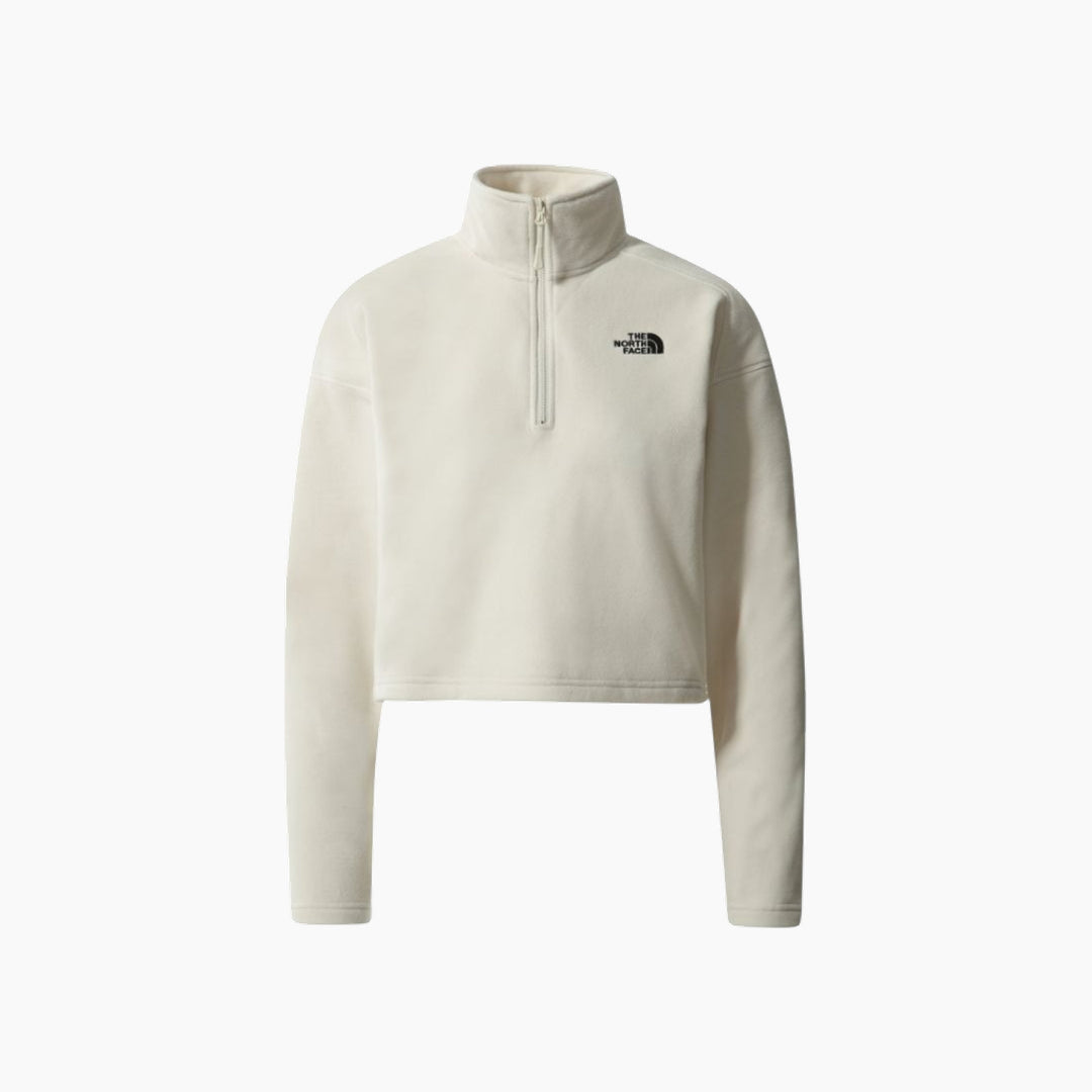 The North Face 100 Glacier Cropped 1/4 Zip Sweatshirt