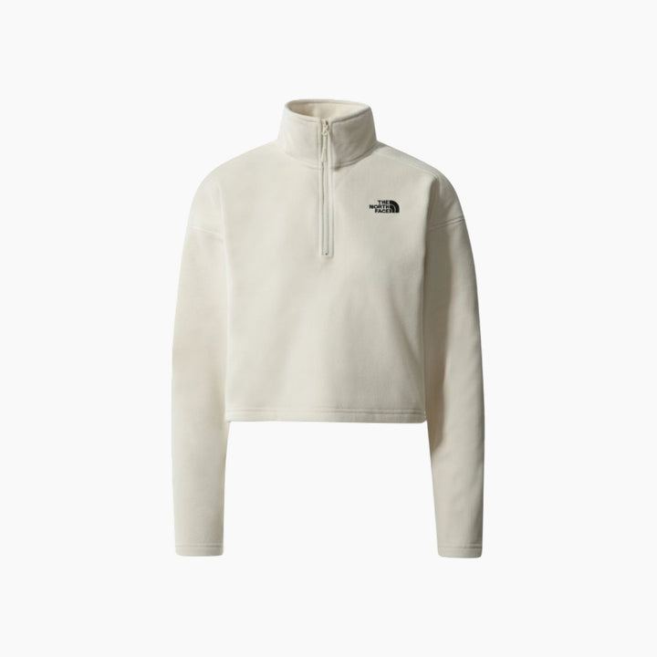 The North Face 100 Glacier Cropped 1/4 Zip Sweatshirt