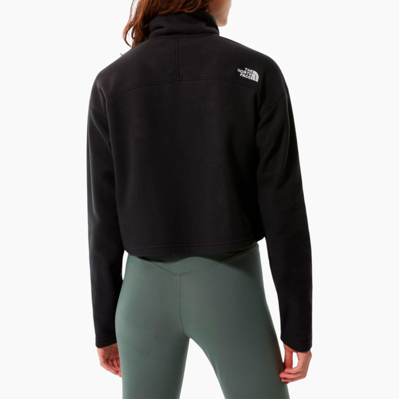 The North Face 100 Glacier Cropped 1/4 Zip Sweatshirt The North Face 100 Glacier Cropped 1/4 Zip Sweatshirt