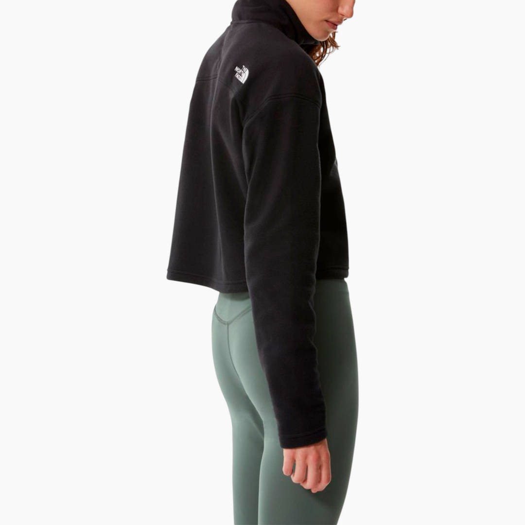 The North Face 100 Glacier Cropped 1/4 Zip Sweatshirt