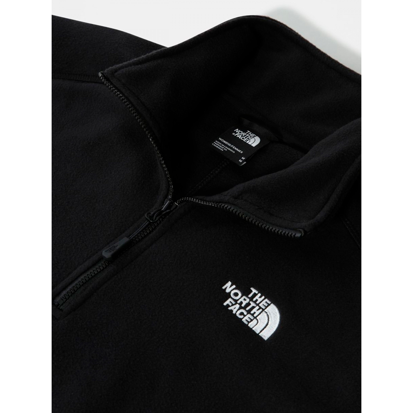 The North Face 100 Glacier Cropped 1/4 Zip Sweatshirt The North Face 100 Glacier Cropped 1/4 Zip Sweatshirt
