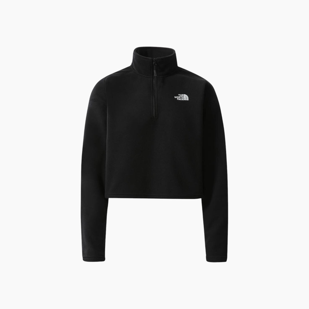 The North Face 100 Glacier Cropped 1/4 Zip Sweatshirt