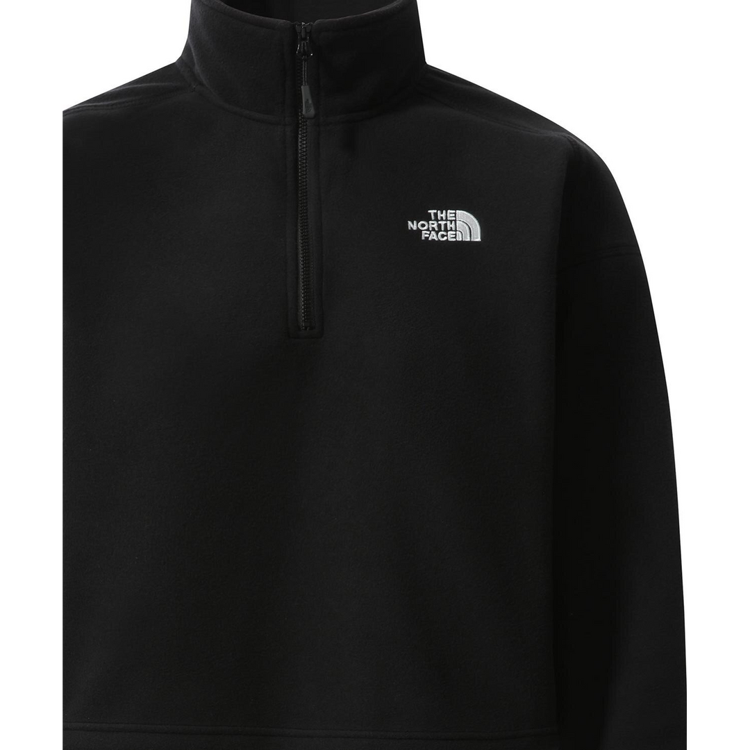 The North Face 100 Glacier Cropped 1/4 Zip Sweatshirt
