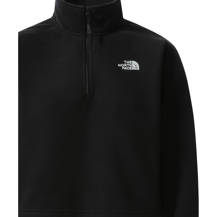 The North Face 100 Glacier Cropped 1/4 Zip Sweatshirt