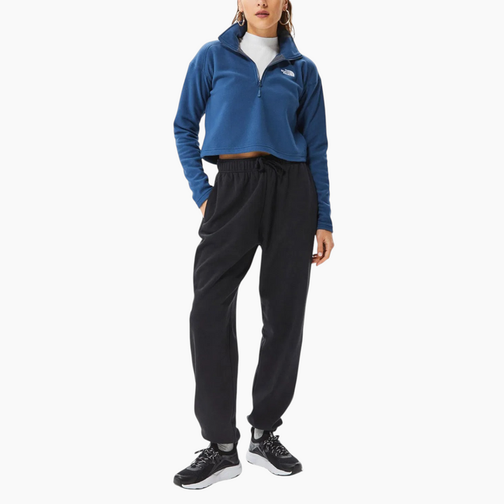 The North Face 100 Glacier Cropped 1/4 Zip Sweatshirt