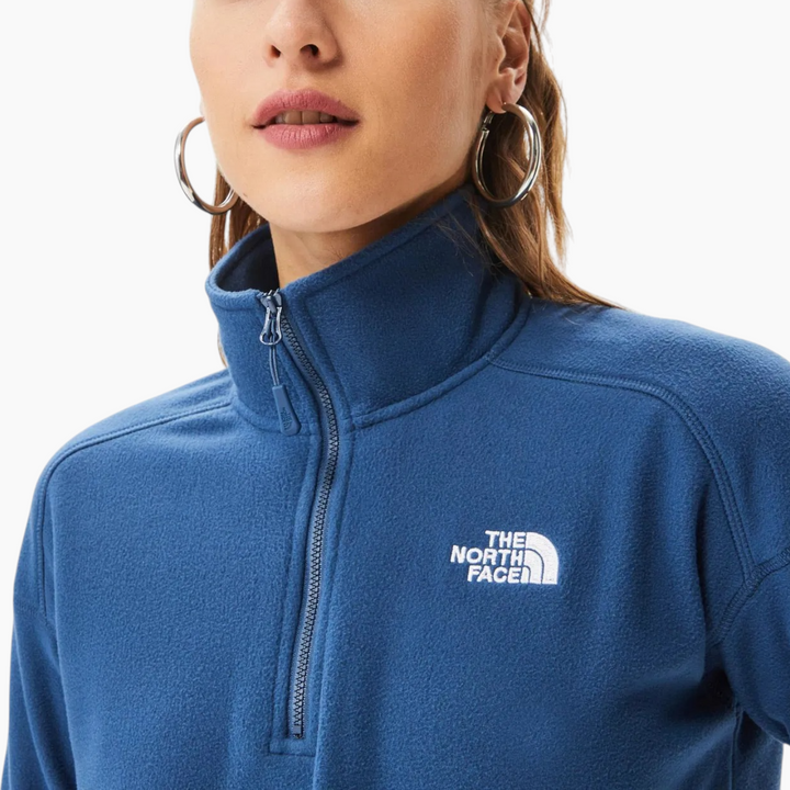 The North Face 100 Glacier Cropped 1/4 Zip Sweatshirt