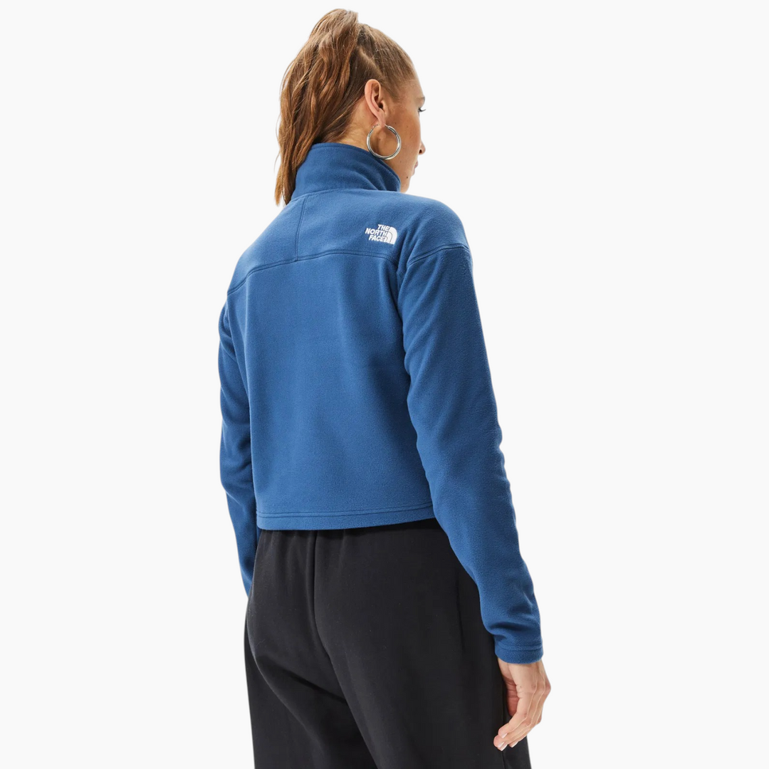 The North Face 100 Glacier Cropped 1/4 Zip Sweatshirt