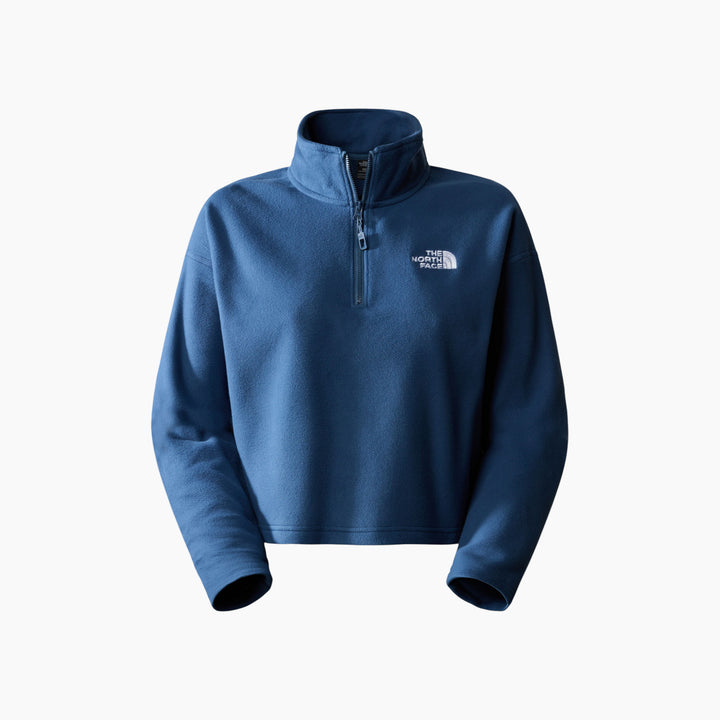The North Face 100 Glacier Cropped 1/4 Zip Sweatshirt