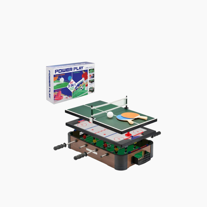 Powerplay Multi-Games Table 20" 3-in-1