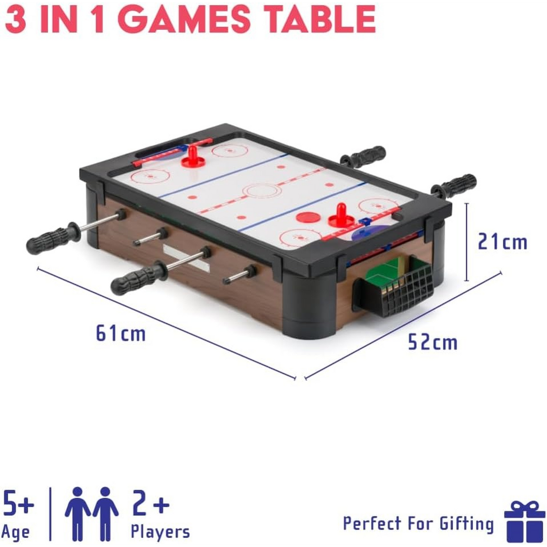 Powerplay Multi-Games Table 20" 3-in-1