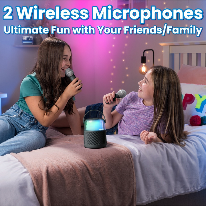 Wb Mi-Mic Mmc3 Bluetooth Karaoke Speaker With 2 Wireless Mics