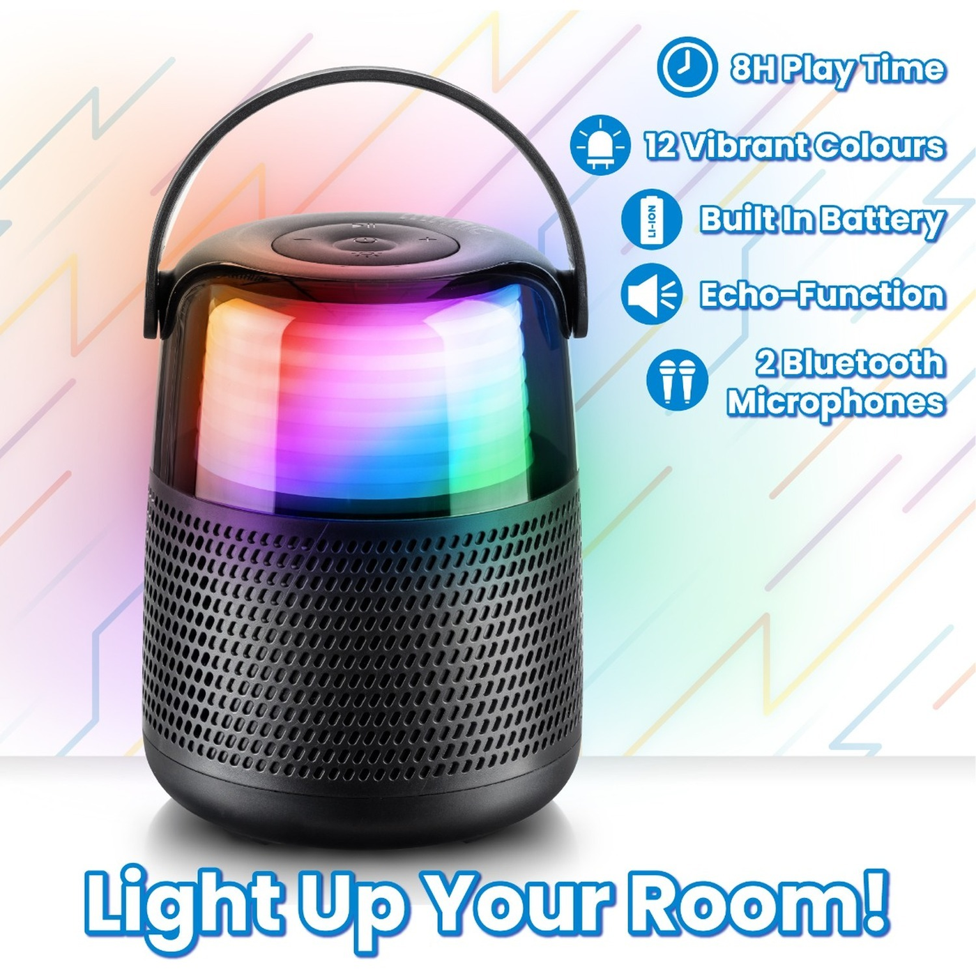 Wb Mi-Mic Mmc3 Bluetooth Karaoke Speaker With 2 Wireless Mics Wb Mi-Mic Mmc3 Bluetooth Karaoke Speaker With 2 Wireless Mics