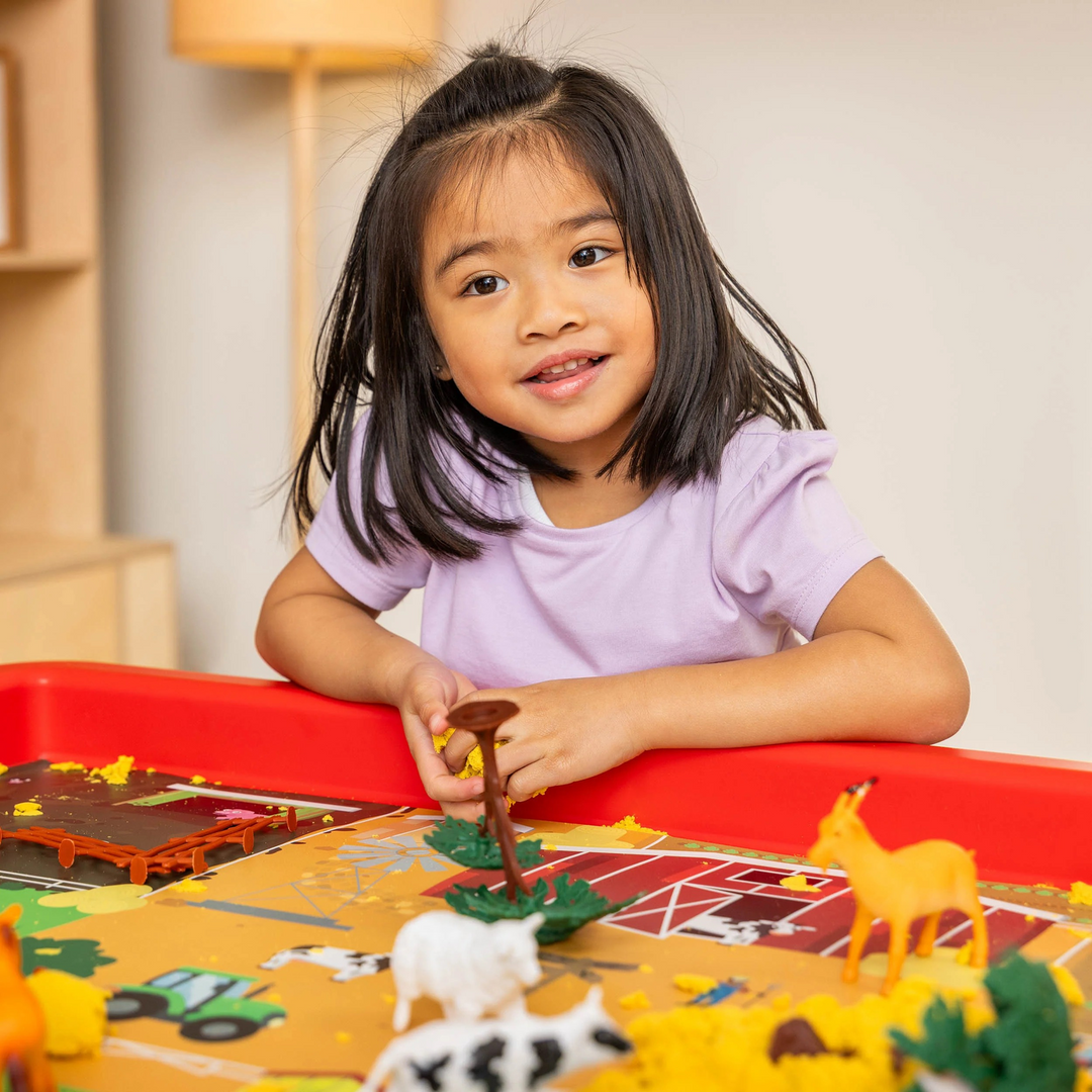 Playhouse Plastic Play Tray Table for Indoor and Outdoor Play