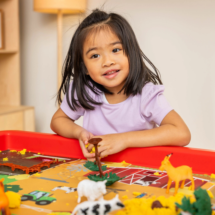 Playhouse Plastic Play Tray Table for Indoor and Outdoor Play
