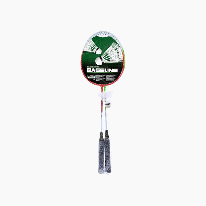 Sportline 2-player regular badminton rackets set for outdoor recreation