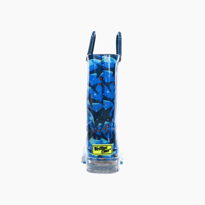 Chief Shark Chase Lighted Rain Boots
