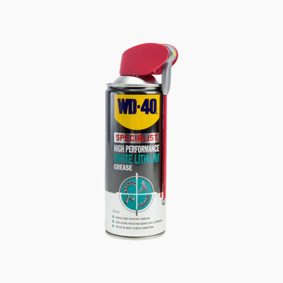 WD-40 White Lithium Grease Spray - 400ml, Smart Straw