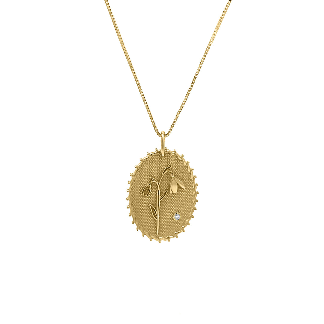 BabyChic Fine Jewelry Birthflower Necklace