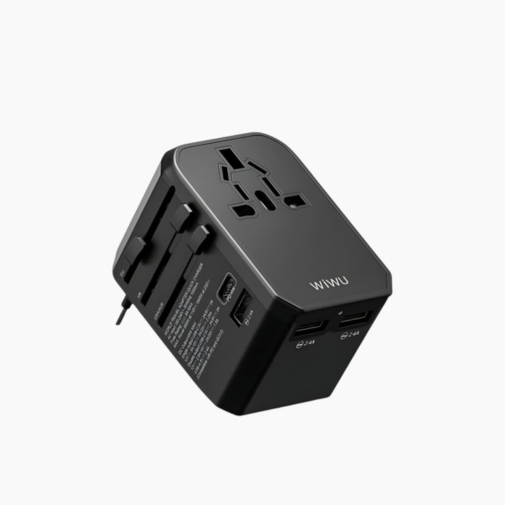 WIWU UA-304 4 in 1 universal plug adapter for global travel