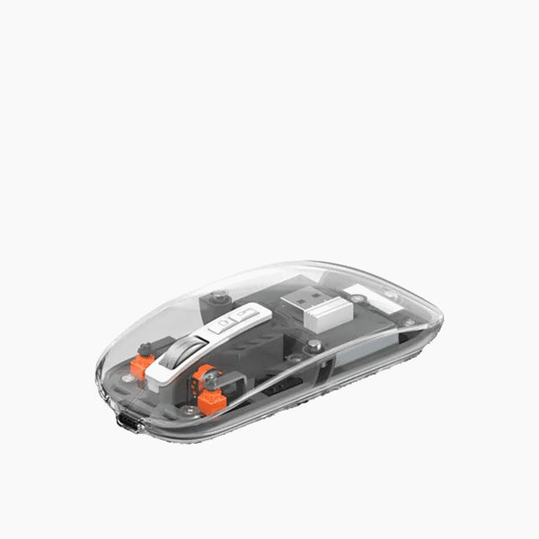 Crystal Wireless Mouse WM105 Dual bluetooth+ 2.4G