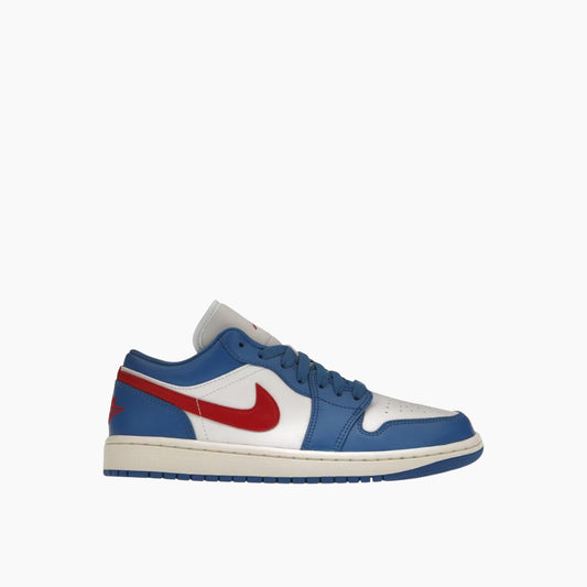 Nike Wmns Air Jordan 1 Low 'Sport Blue Gym Red'