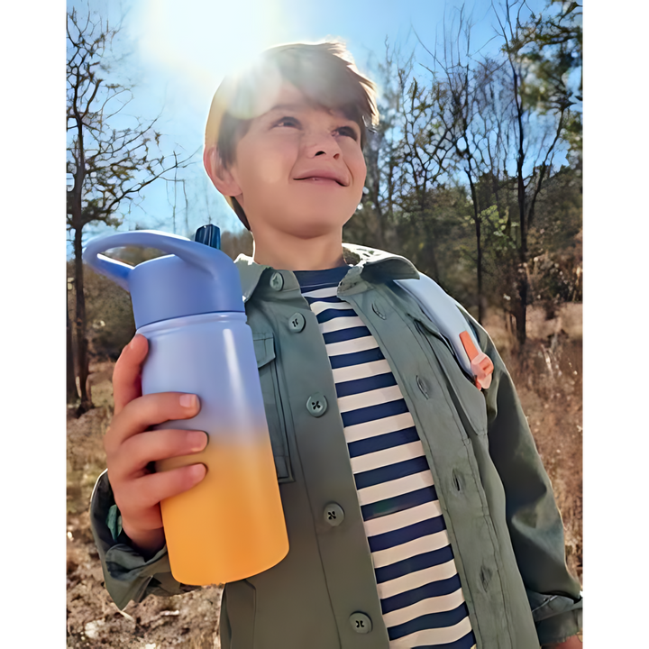 Skip Hop Wander Stainless Steel Straw Bottle
