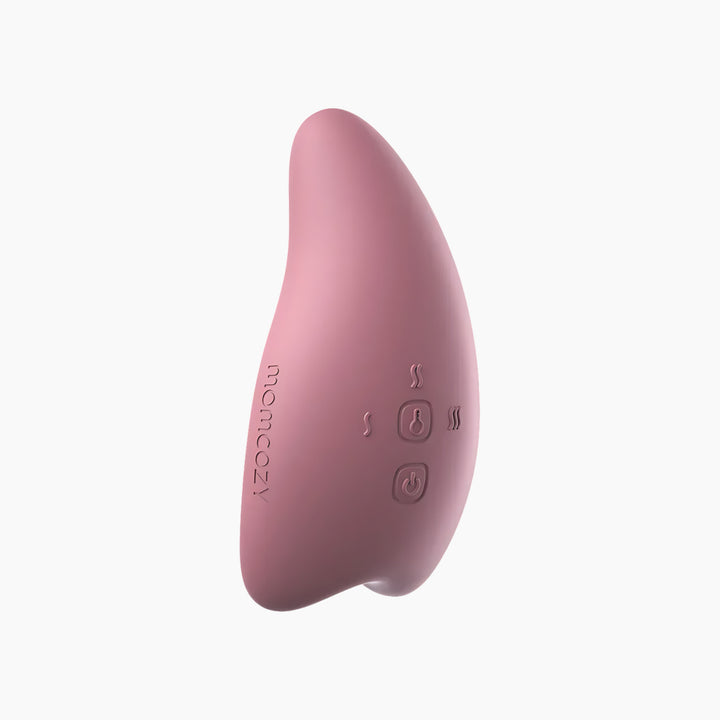 Momcozy Warming Lactation Massager 2-in-1, food-grade liquid silicone