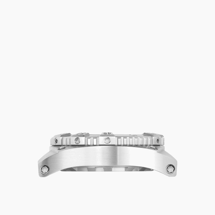 MTM Watches Warrior Silver and Orange Titanium 45MM